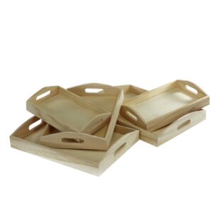 Pine Wood Rectangle Tray