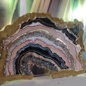 ‘Eternity’ 2X3 feet Resin geode wall decor art